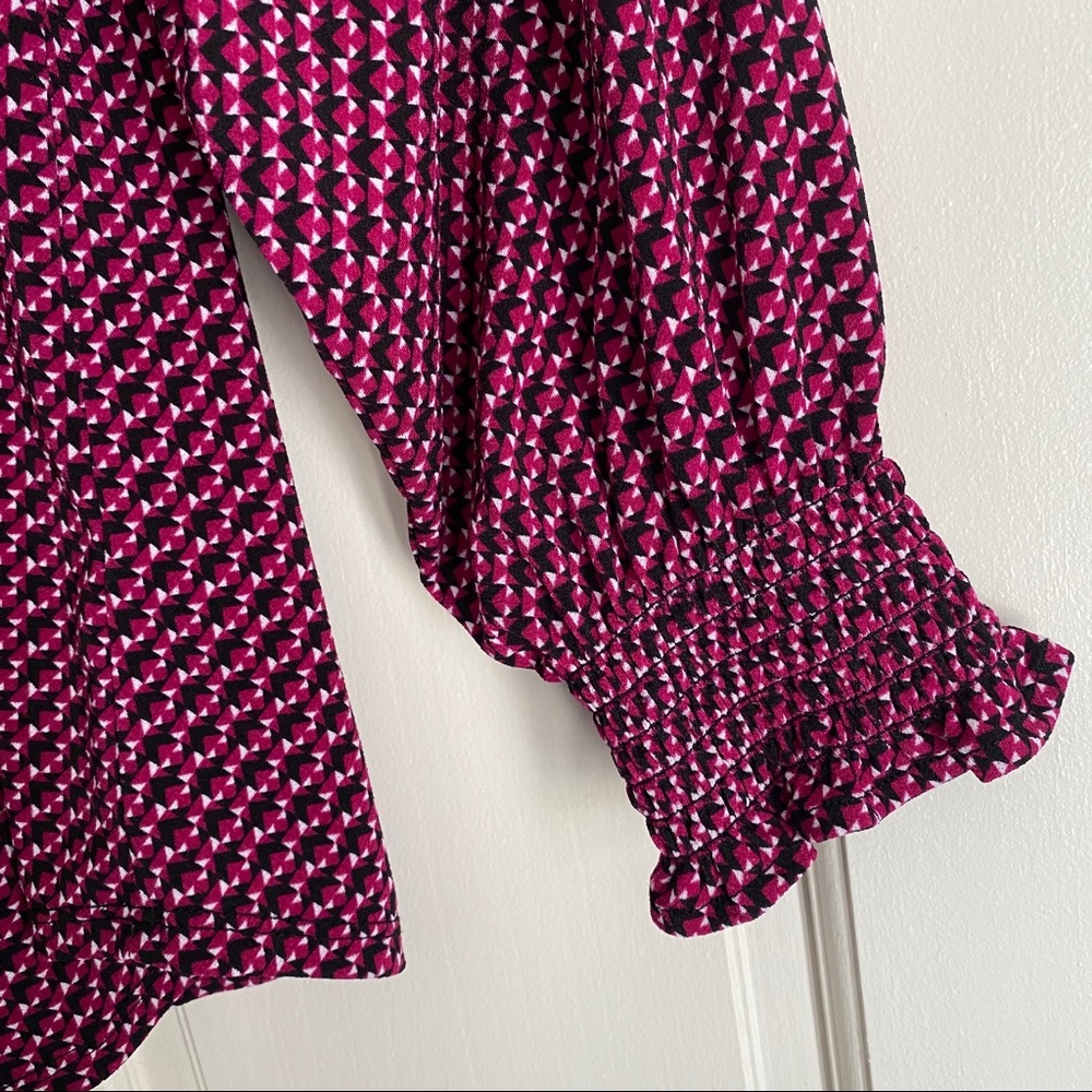 Pink Ruffle Blouse - Picture 2 of 3